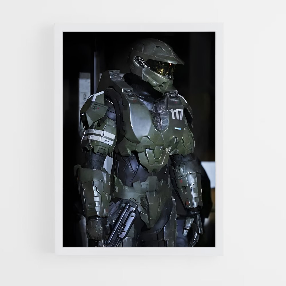 Poster Le Gardien de l'Équilibre – affiche Halo (vue 3)